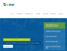 Tablet Screenshot of ce-tcar.fr
